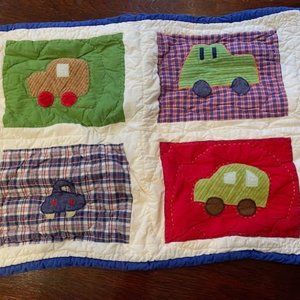 Quilted Pillow Sham - transport collection